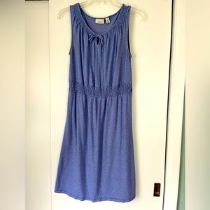 LL Bean Periwinkle Casual Cotton Stretch Dress